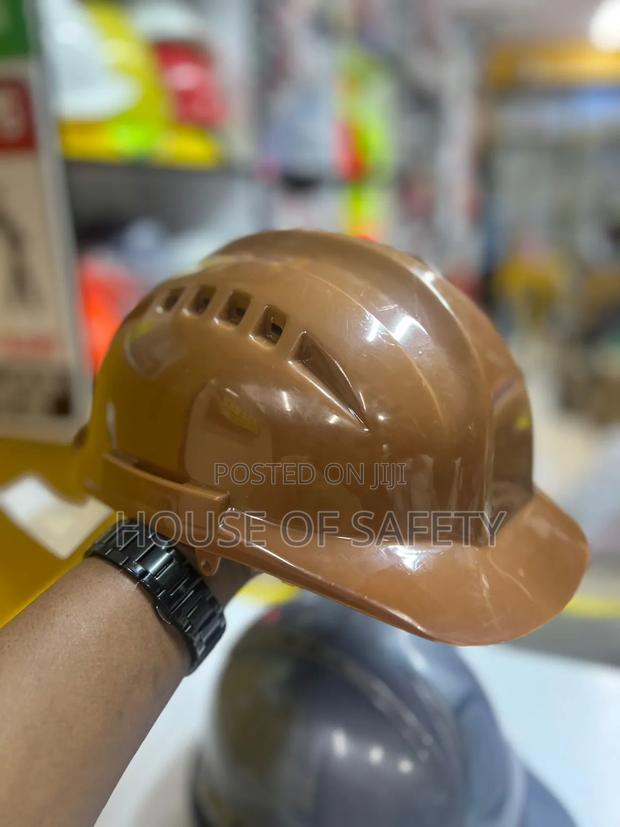 Green And Chocolate Helmet - thumbnail 2