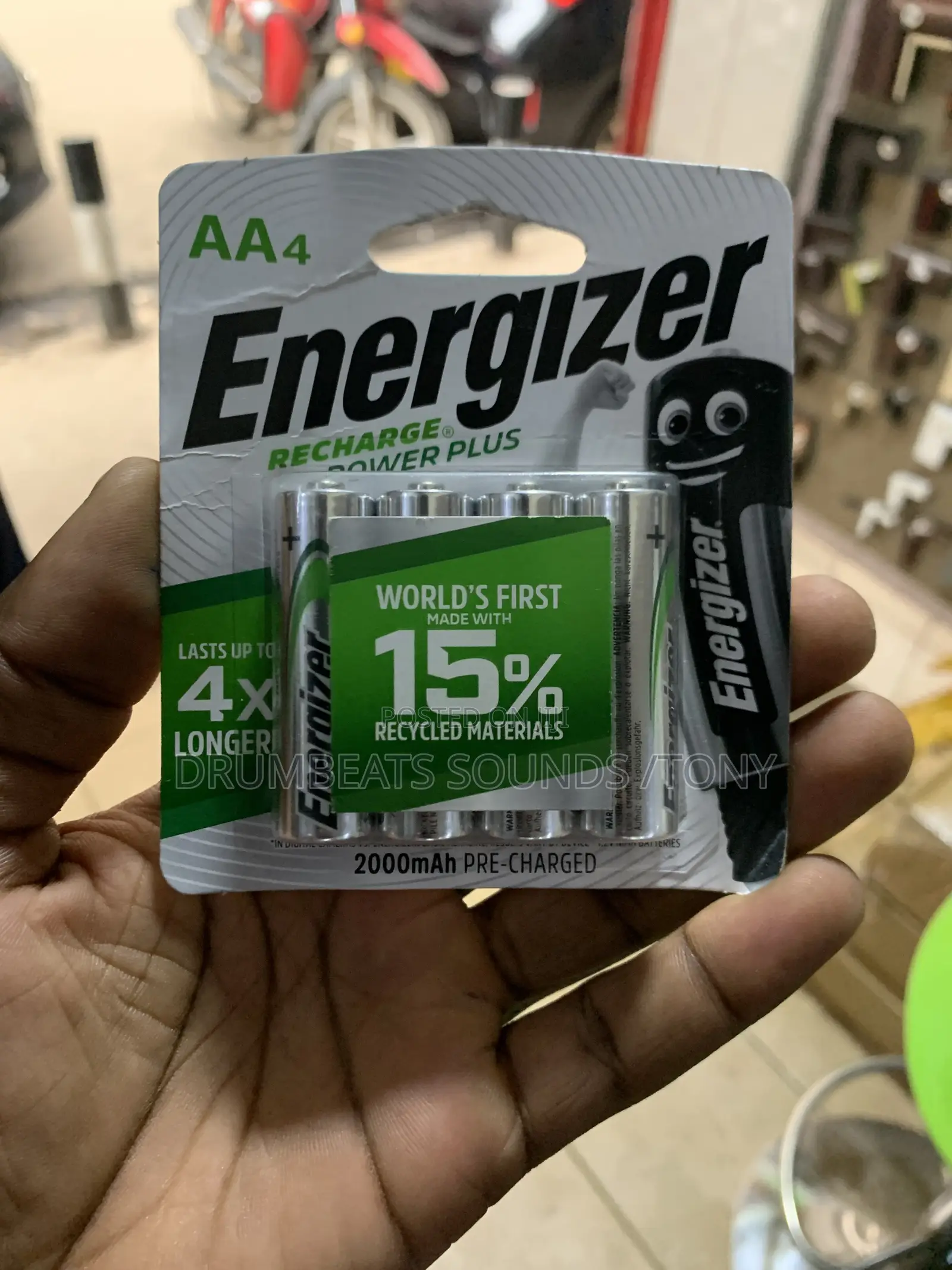Energizer Rechargeable Aa Batteries (4 Pack)