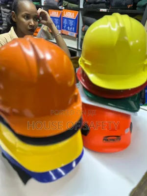 Different Colours And Different Uses Helmets