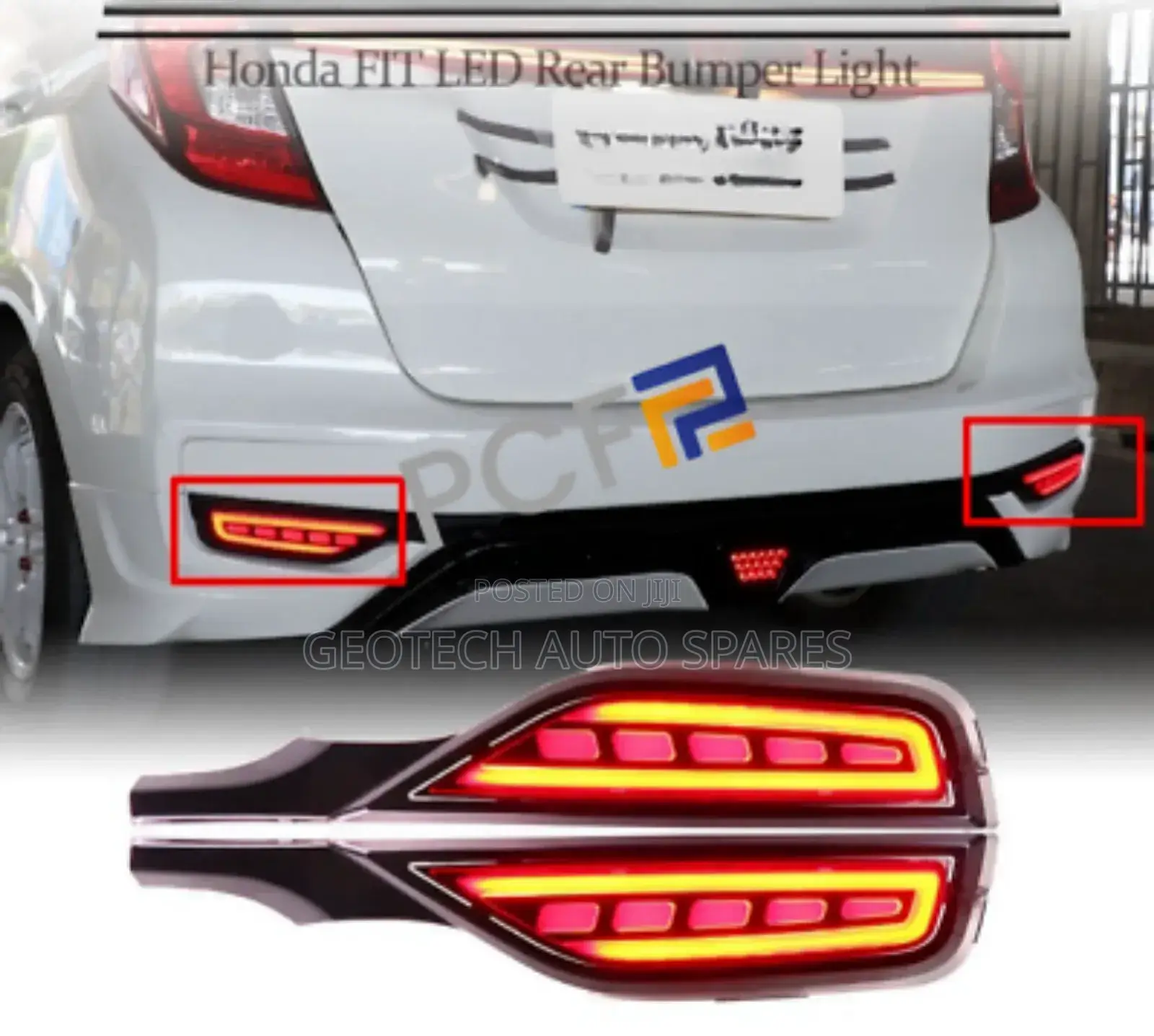 Honda Fit Led Rear Bumper Reflectors