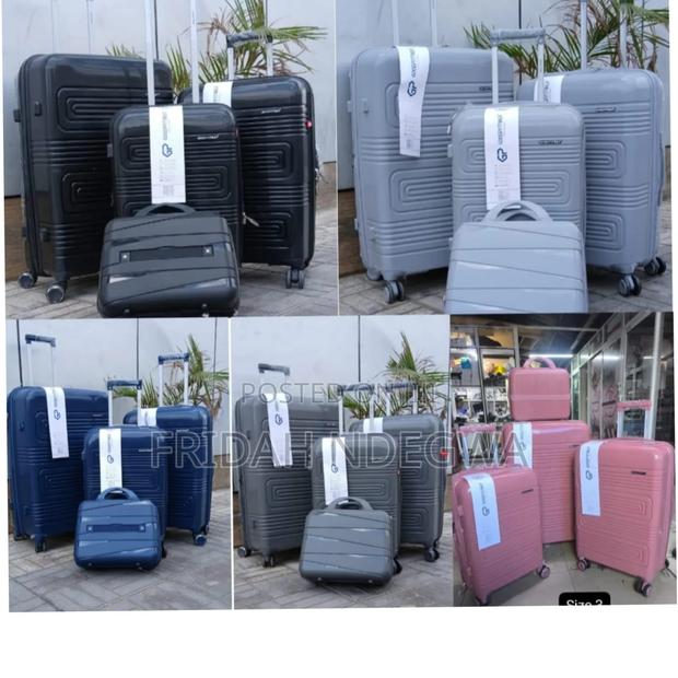 4 In 1 Unbreakble Laxurious Rubber Suitcase Briefcase Travel Bag