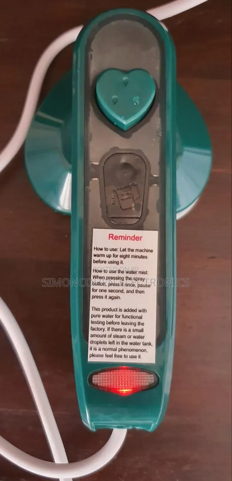 Travel Iron Box With Spray Option