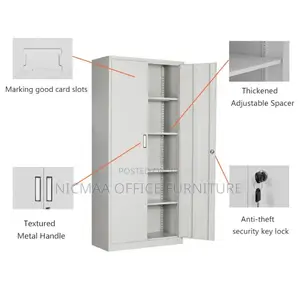Secure Metal Storage Cabinet