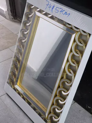 Gold Spiral Design Decorative Mirrors
