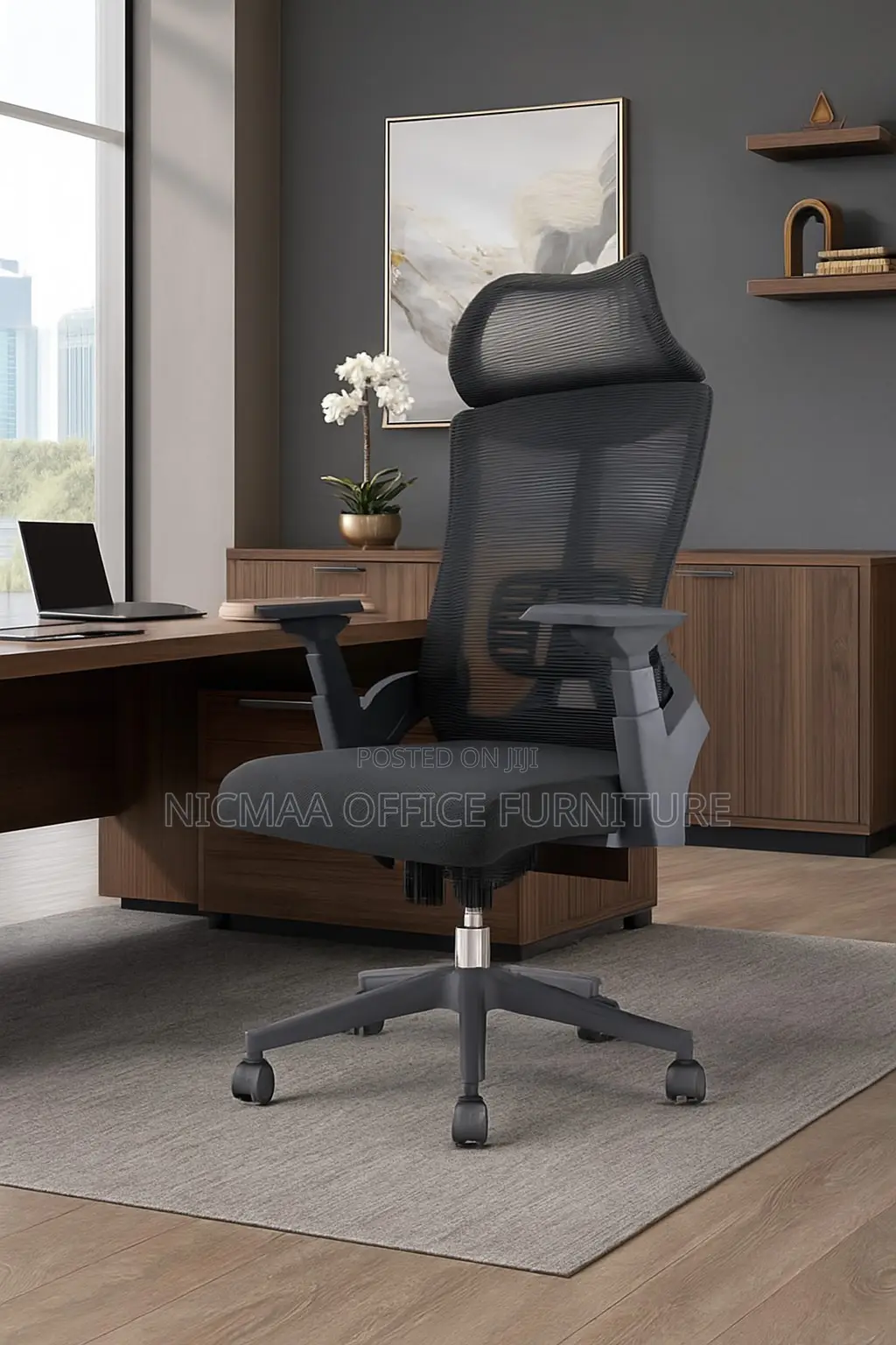 Adjustable Comfort | Sleek Breathable Seat