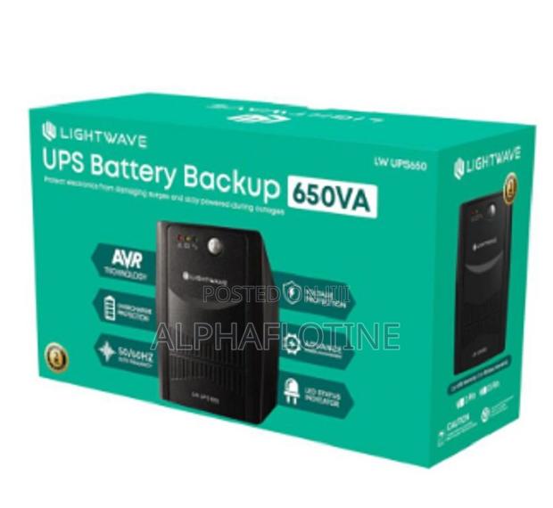 Light Wave(Lv)650va Power Backup With Overload Protectio - main view