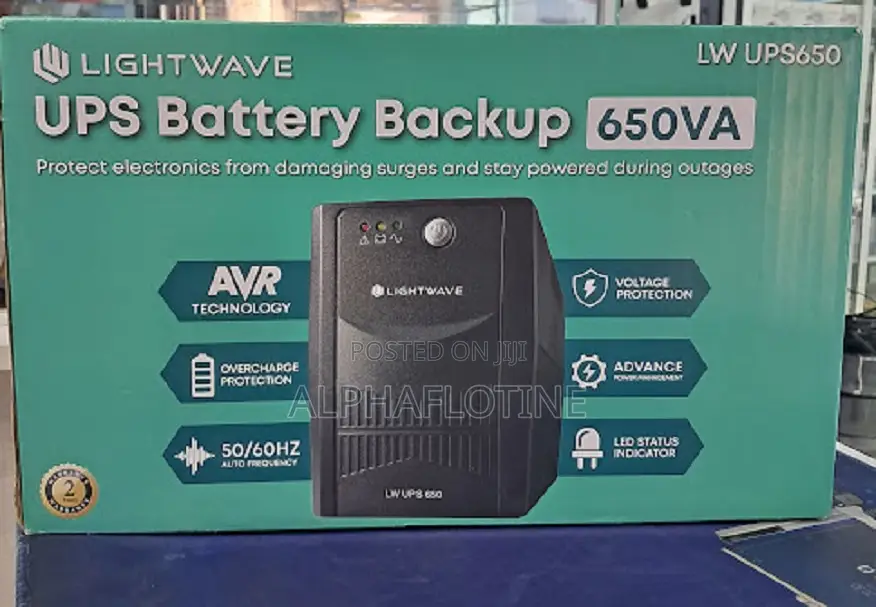650va Ups With Reliable Backup Power for Small Devices