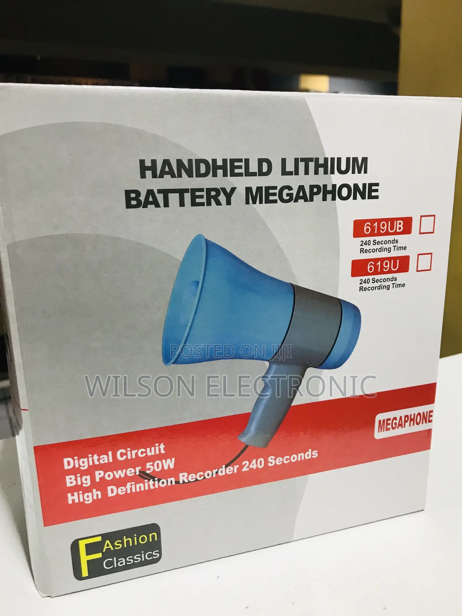 Handheld Lithium Battery Megaphone. 50w