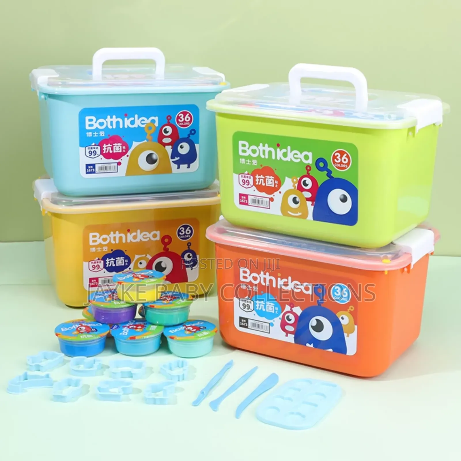 Colorful Non-Toxic Modeling Clay /Playdough for Kids Crafts