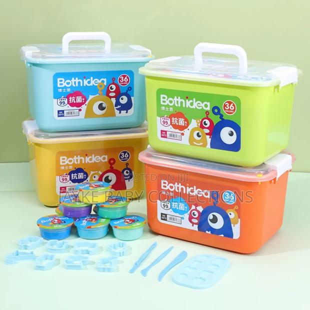 Colorful Non-Toxic Modeling Clay /Playdough for Kids Crafts - thumbnail 3