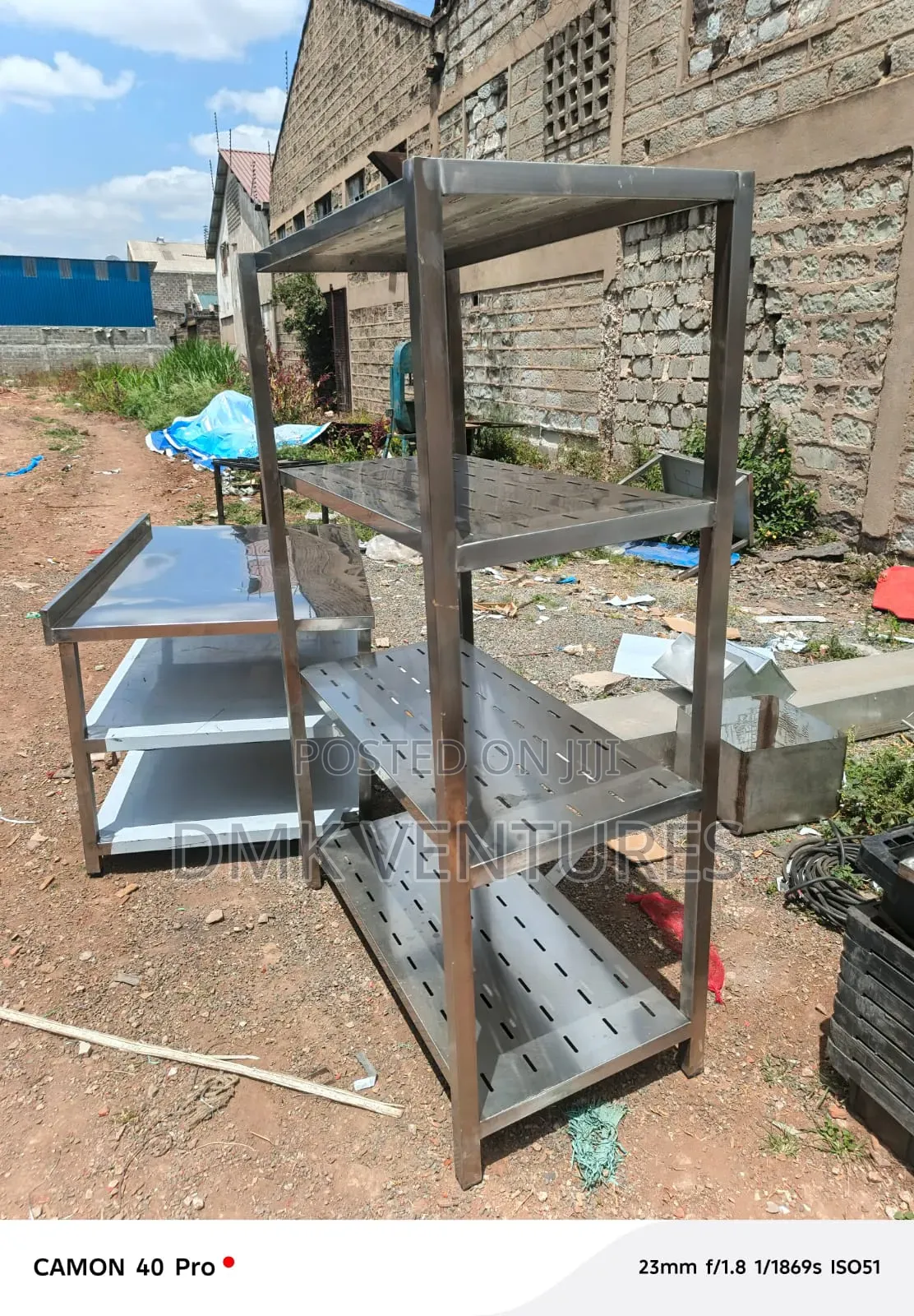 Price Friendly Stainless Perforated Storage Rack