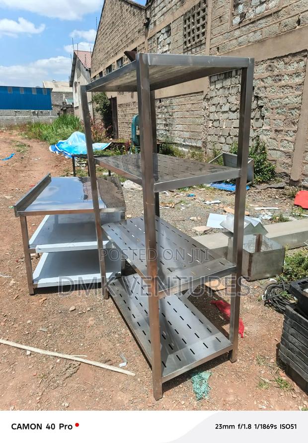 Price Friendly Stainless Perforated Storage Rack - main view