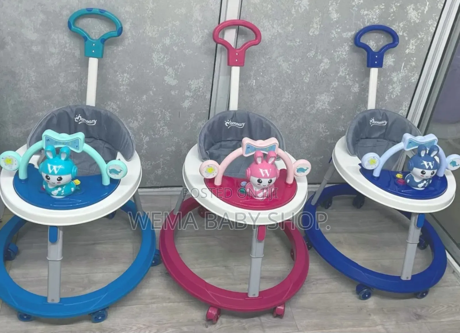 Musical Round Base Height Adjustable Baby Walker
