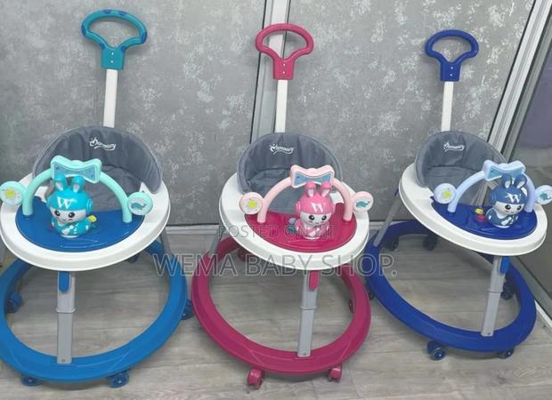 Musical Round Base Height Adjustable Baby Walker - thumbnail 7