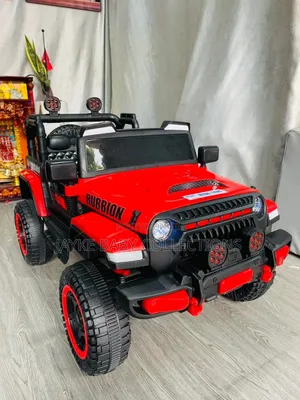 Red Kids Electric Ride-on Jeep Car 12v