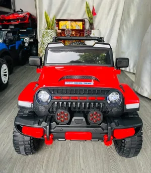 Red Kids Electric Ride-on Jeep Car 12v
