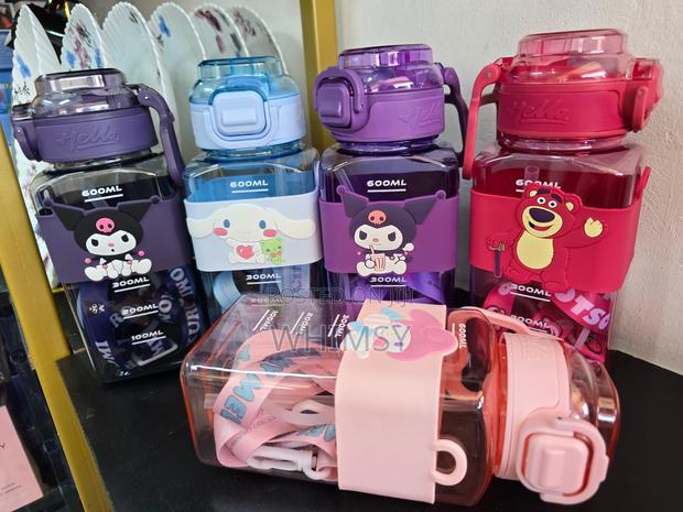 600 Ml Cute Kids Water Bottles