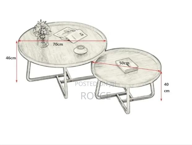 2 in 1 Minimalist Nesting Tables - thumbnail 6
