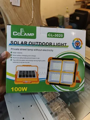 Cclamp Cl-3020 100w Portable Solar Lamp