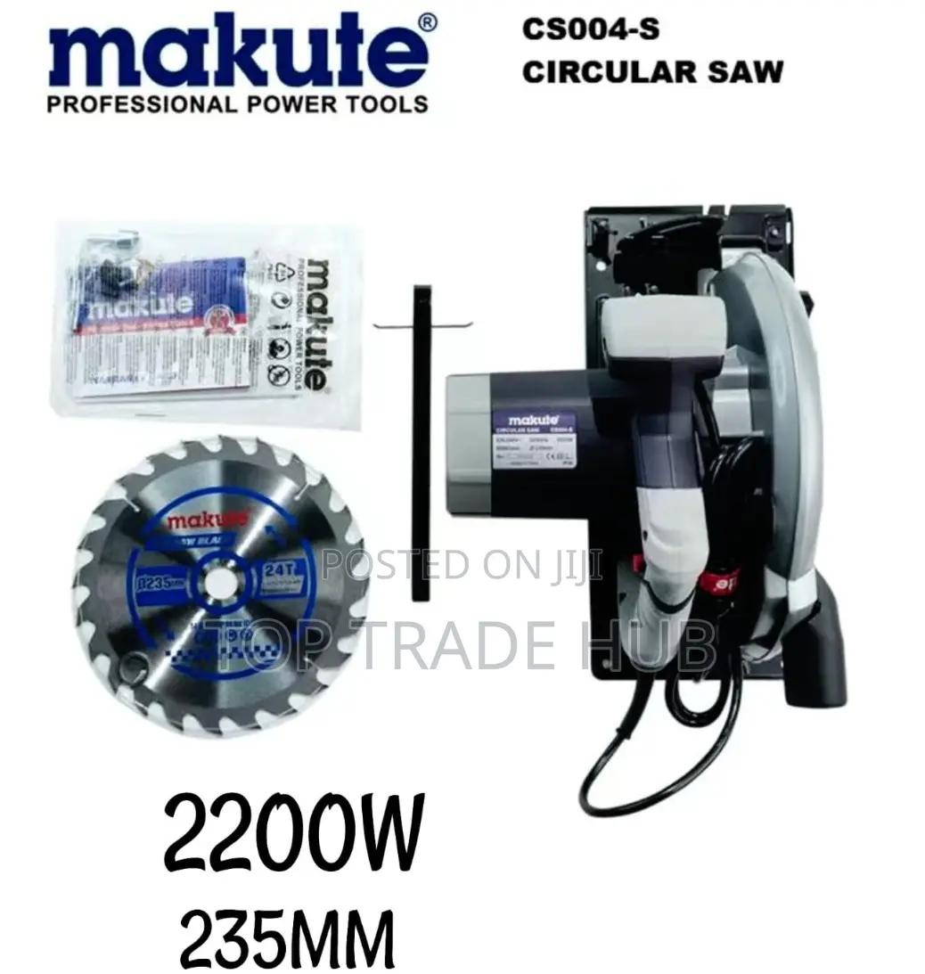 Makute Circular Saw 2200w 235mm/9 Inch 85mm Cutting Depth