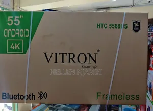 Vitron 55" Inch Frameless Bluetooth, Uhd Android Tv -Netflix