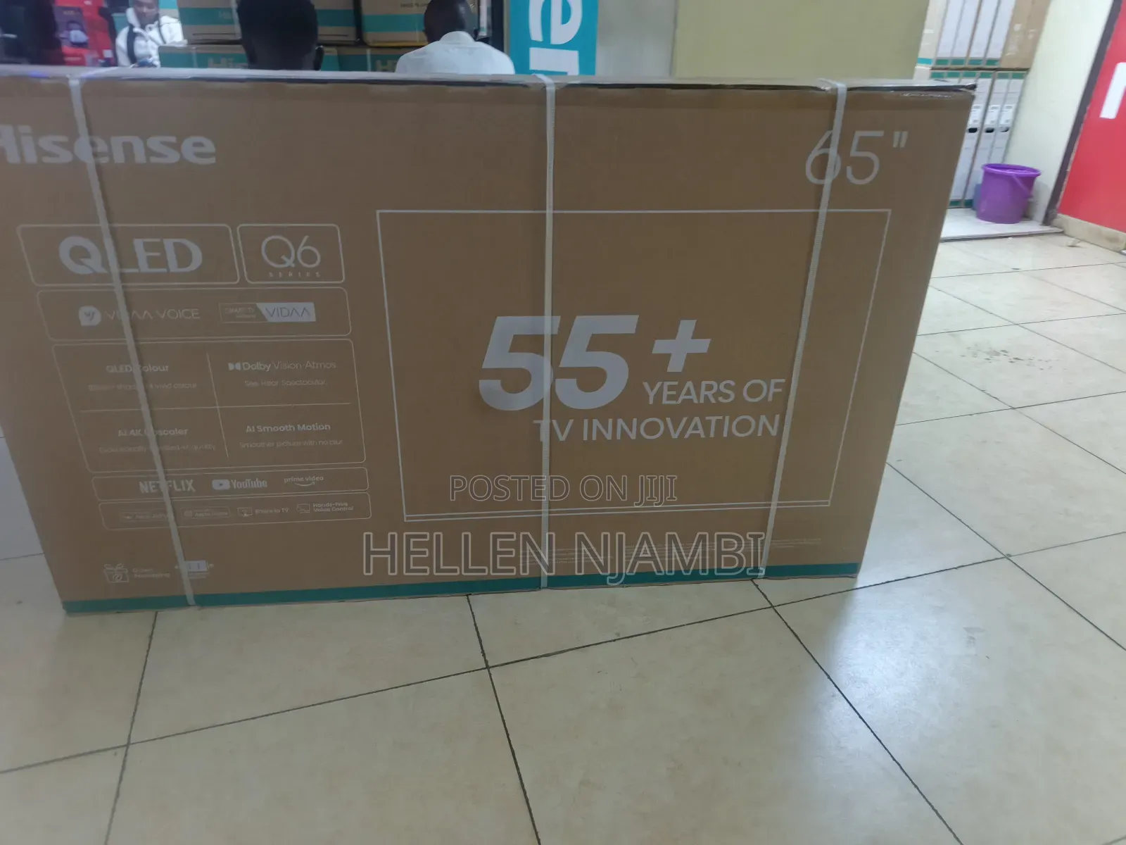 Hisense 65" Smart Tv Vidaa Qled