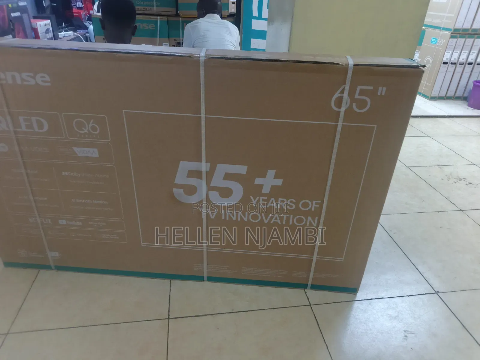 Hisense 65inch Tv Smart Vidaa Tv Qled