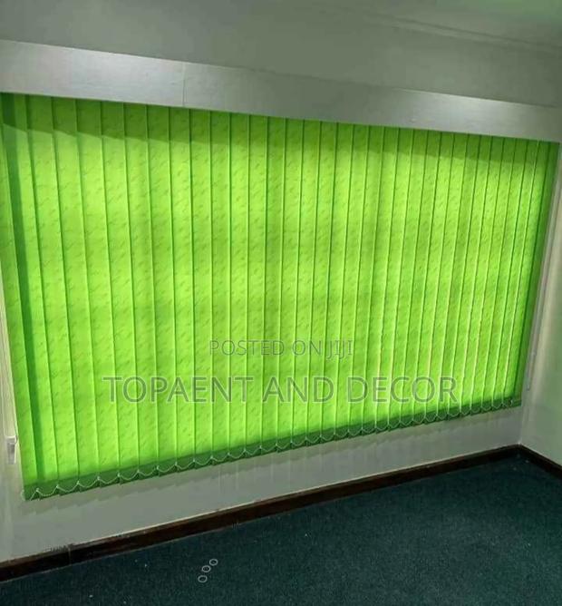 Luminous Green Stylish Vertical Window Blinds for Modern Homes - main view