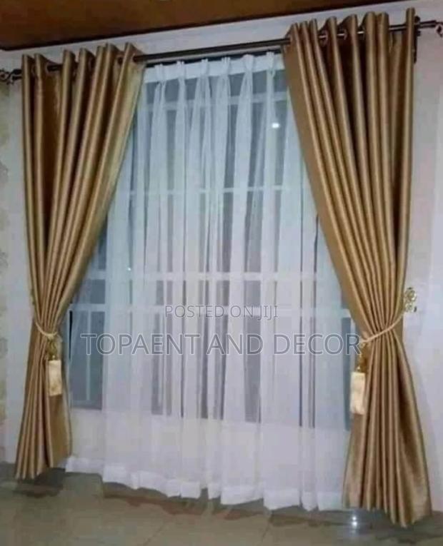 Decorative Black Out Curtains With Elegant Look - main view