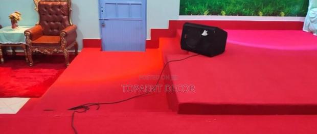 Step in Style Altar Wall to Wall Red 4mm Thick Carpet - main view