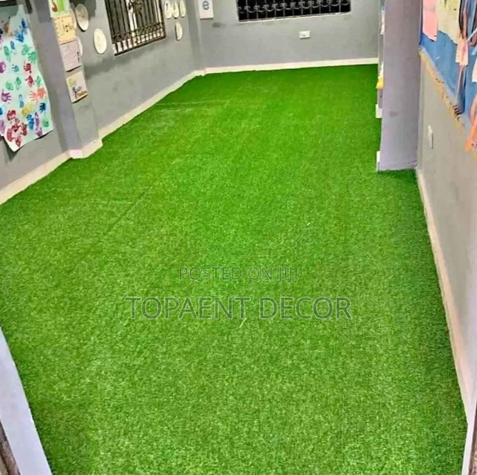 Where Kids Play and Memories Stay Classroom Artificial Grass Carpet
