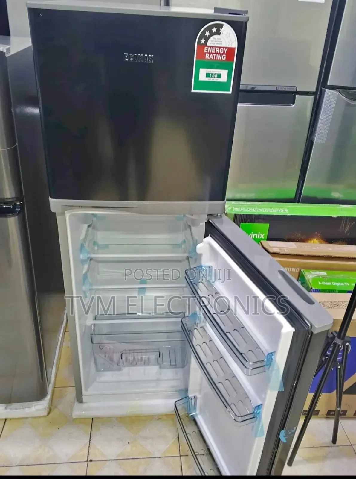 Ecomax 138l Double Door Refrigerator