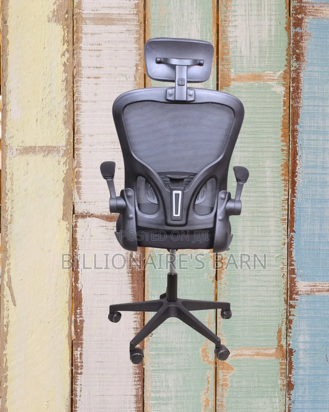Grey Ergonomic Office Chair | Sleek Headrest Support