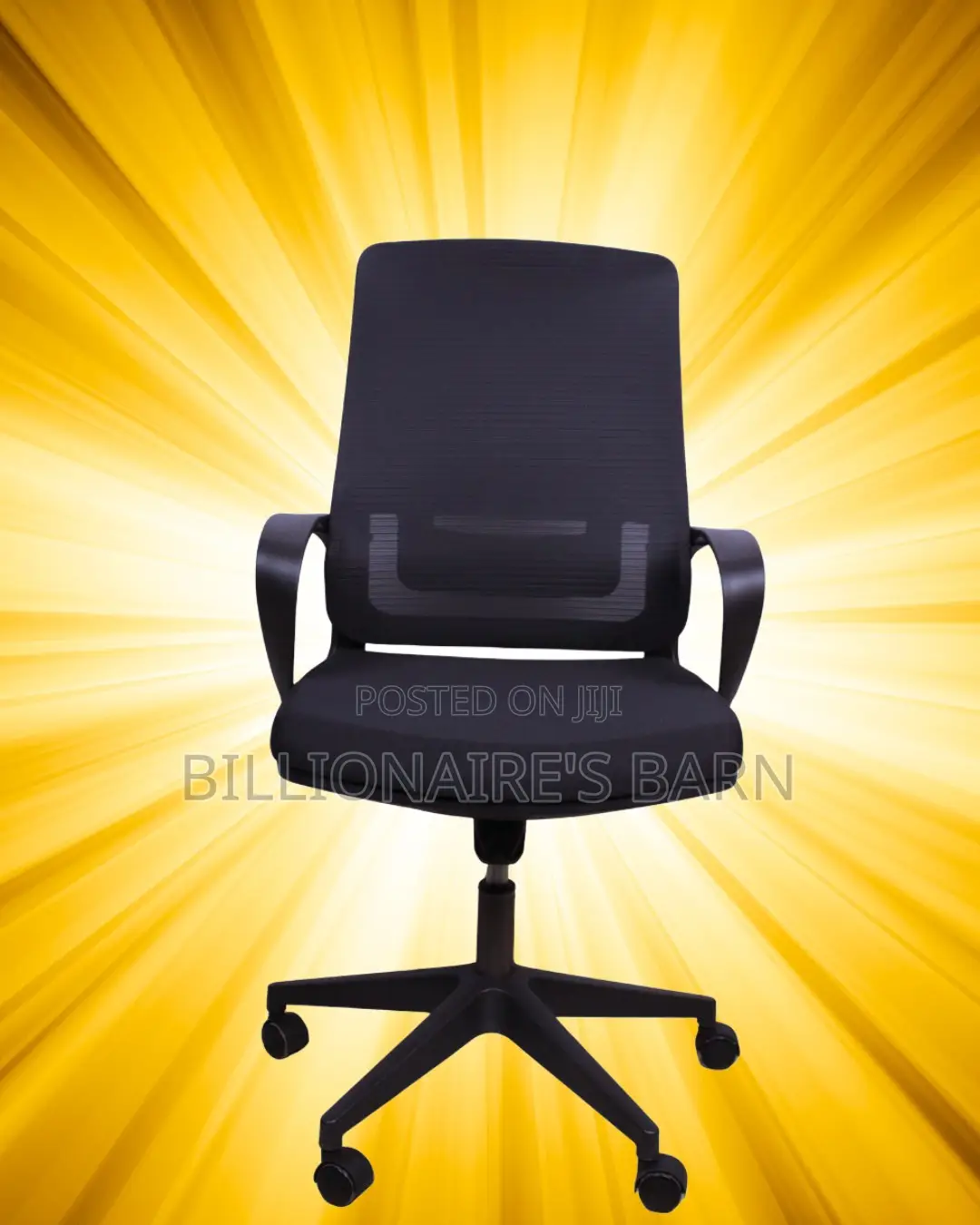 Orthopedic Black Ergonomic Mesh Office Chair | Adjustable Height