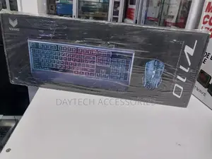 Rapoo V110 Wired Backlight Gaming Keyboard Mouse Combo - Black