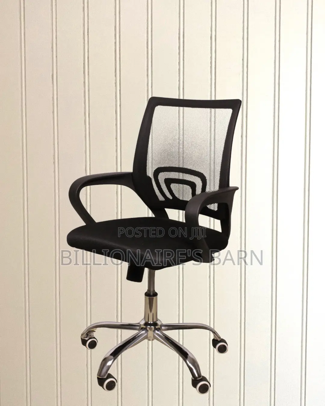 Secretarial Mesh Office Chair | New Arrival Nylon Castors