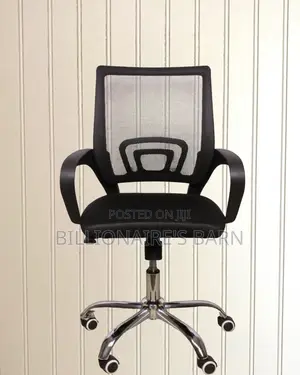 Secretarial Mesh Office Chair | New Arrival Nylon Castors