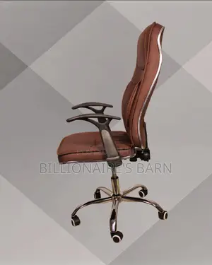 Ergonomic Executive Leather Chair | Sleek Tilt Lock Mechanism
