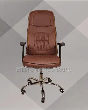 Ergonomic Executive Leather Chair | Sleek Tilt Lock Mechanism