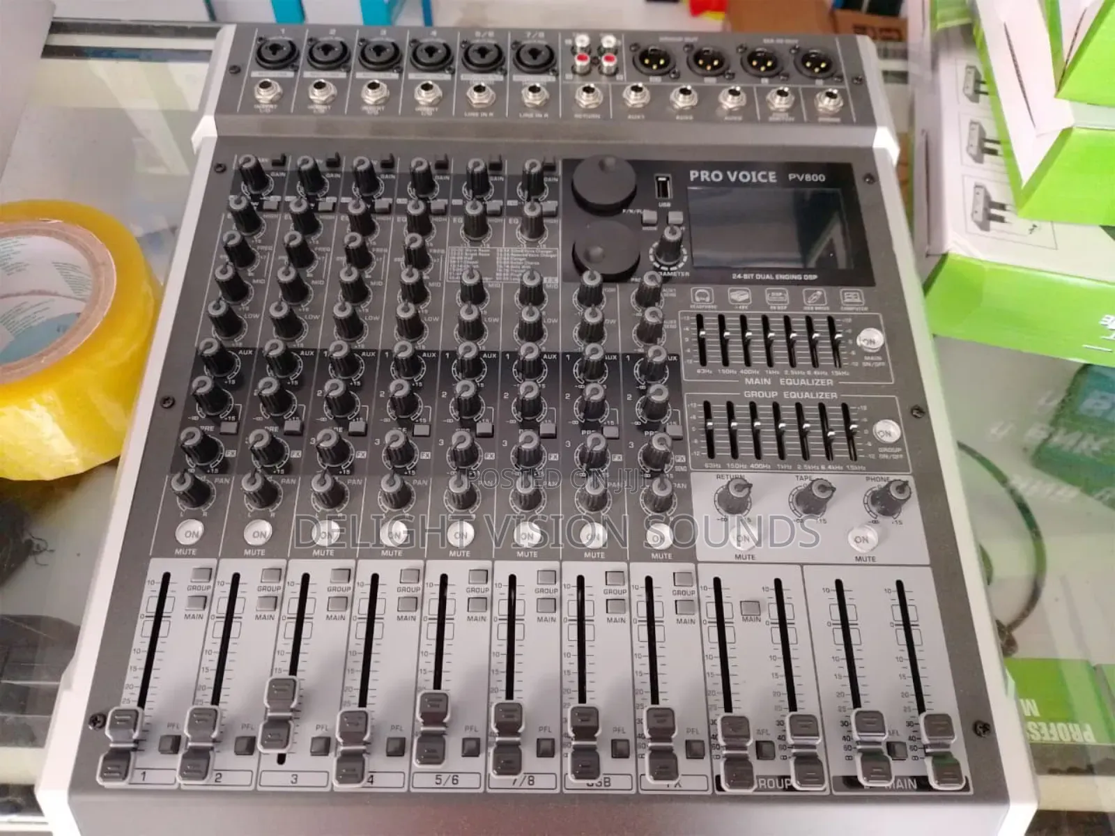 Mv800 8 Channel Plain Mixer Mixer
