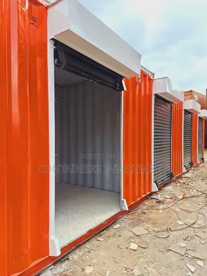 40ft Container Stalls- Orange, Grey, White- Perfect Color for Stalls.