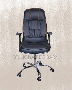 Executive Leather Office Chair | Heavy-Duty Steel Frame