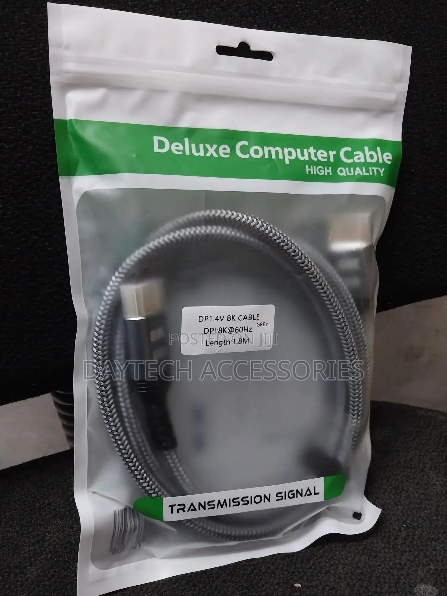 Displayport Cable Braided Dp1.4 at 60hz at 120hz