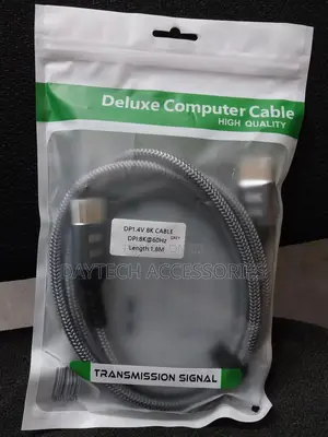 Displayport Cable Braided Dp1.4 at 60hz at 120hz
