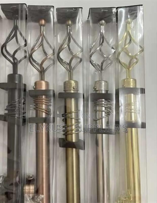 2m Double Curtain Rods