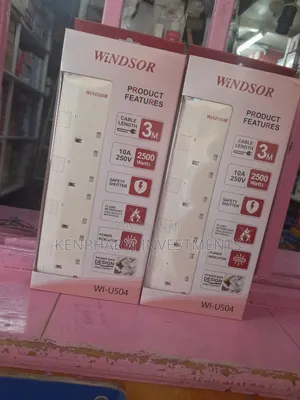 4 Ways Extension Cable, Heavy Duty, Windsor Brand