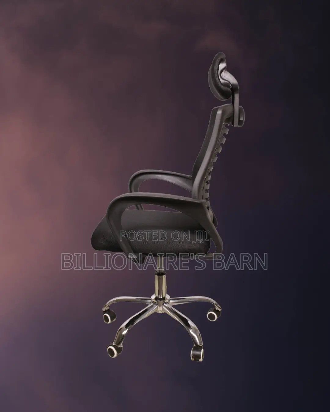 Secretarial Mesh Chair | Breathable Padded Armrests
