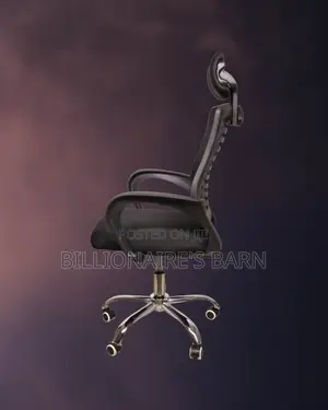 Secretarial Mesh Chair | Breathable Padded Armrests