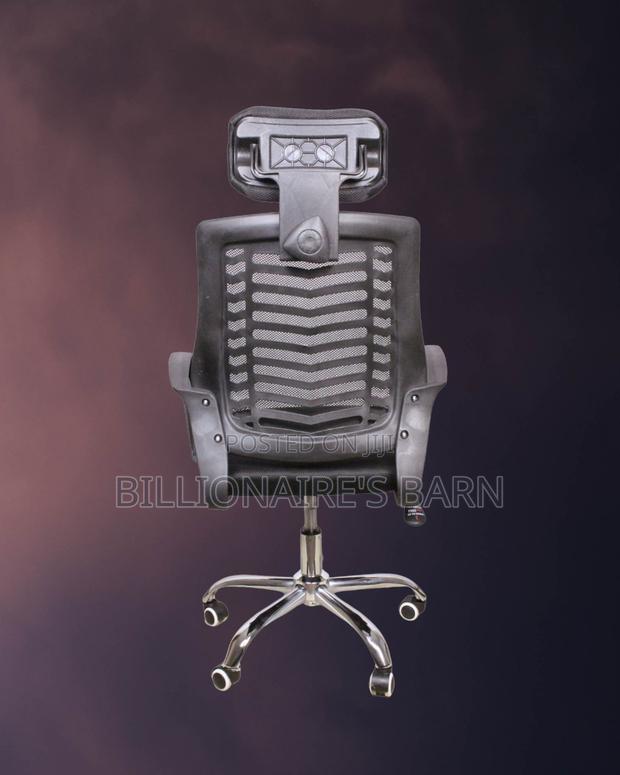 Secretarial Mesh Chair | Breathable Padded Armrests - thumbnail 2