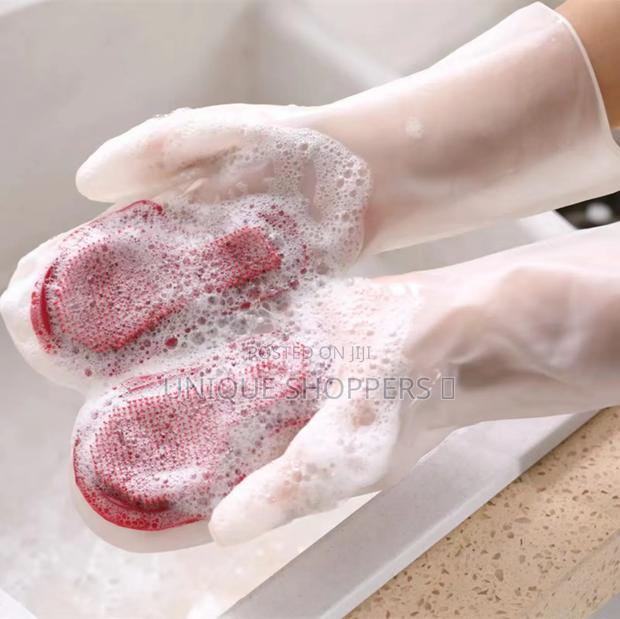 Reusable Silicon Wash Gloves - main view